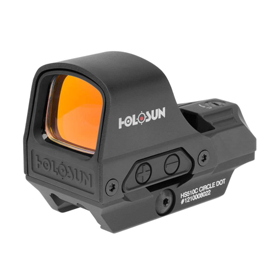 HOLOSUN 510 OPEN REFLEX RED MLTI RETICLE SOLAR SHK AWK RFL